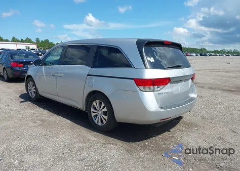 2014 Honda Odyssey Ex z USA, uszkodzony, nr VIN 5FNRL5H48EB076738